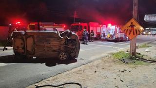 Acidente fatal na AL-101 Norte: Dois jovens morrem e dois ficam feridos após colisão com poste em Maceió