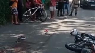 Homem morre em grave acidente de moto na BA-001, em Nazaré -BA