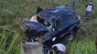 Acidente grave na BR-482 deixa dois mortos e duas pessoas feridas em Cachoeiro de Itapemirim