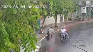 Dupla em moto colide com muro de cemitério e morre no Vietnã