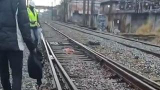 Corpo mutilado é encontrado em linha férrea