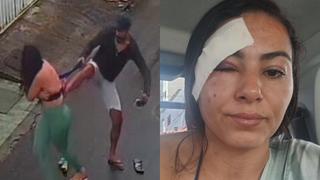 Servidor da Prefeitura de Itabuna agride ex-namorada em via pública; agressão é flagrada por câmeras de segurança