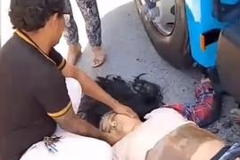 Mulher morre de forma brutal após ser arrastada por carreta na zona Norte de Manaus