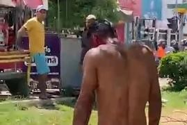 Praça do Cidadão? Só no nome: homem é ferido a facão em briga no Pará