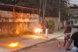 Dois Homens Sobrevivem a Choque de Alta Tensão em Favela de Mesquita
